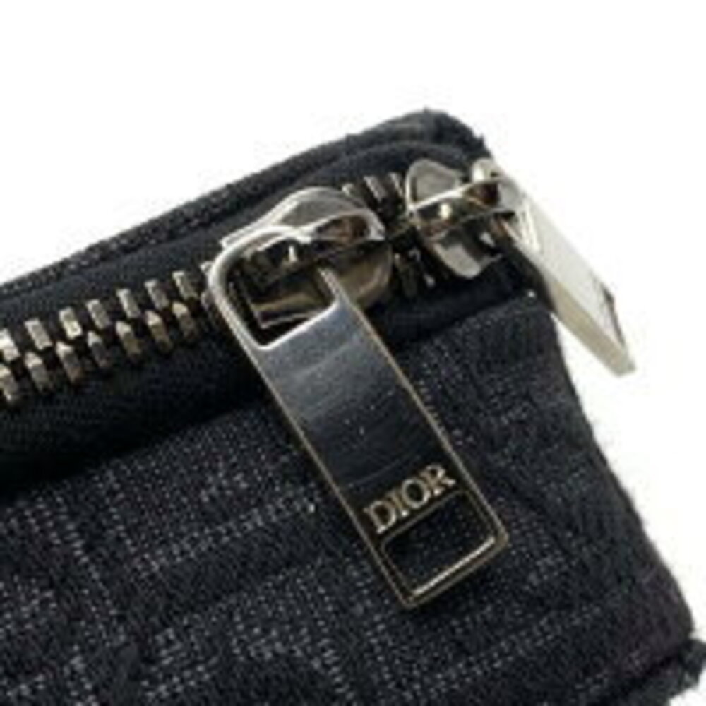 Dior Oblique Shoulder Bag Strap Crossbody Black Zipper Closure - Picture 5 of 8